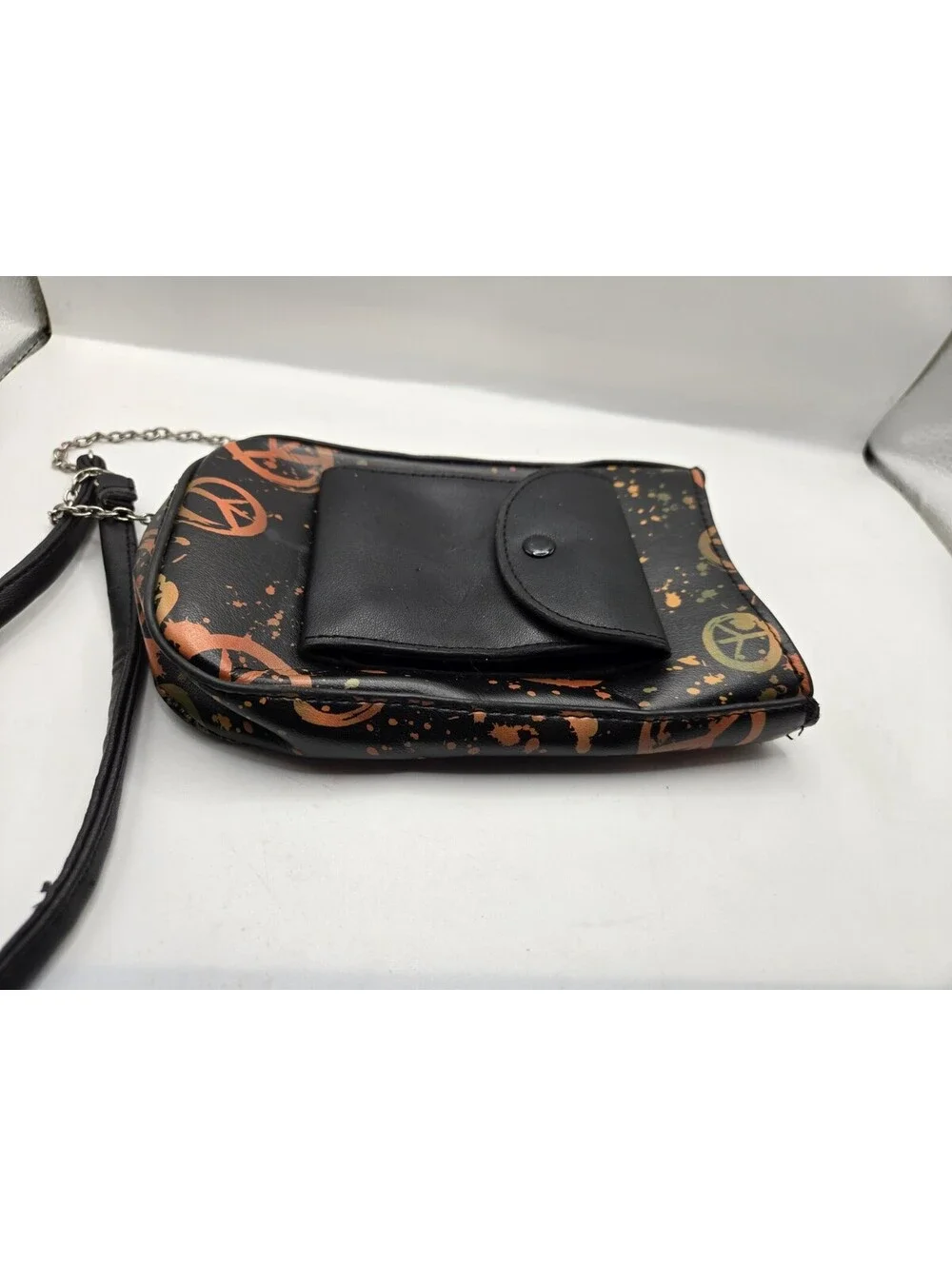 NOBO No Boundaries Women’s Phone Crossbody Bag / Black -Multicolor - silver